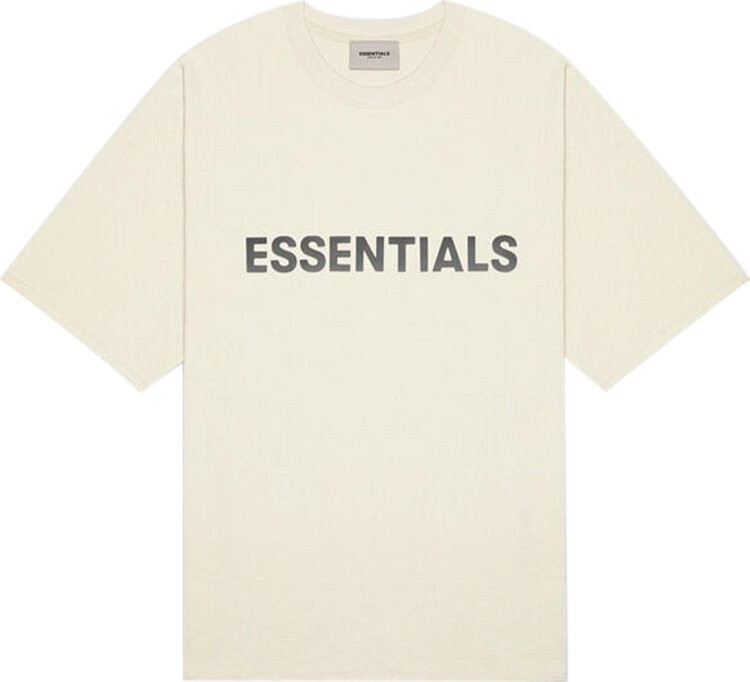 

Футболка Fear of God Essentials T-Shirt 'Cream', кремовый, Бежевый, Футболка Fear of God Essentials T-Shirt 'Cream', кремовый