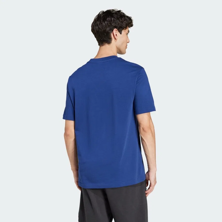 Футболка с длинным рукавом Sportswear Essentials Small Logo JF1093 adidas, Сине-белый — фото 2