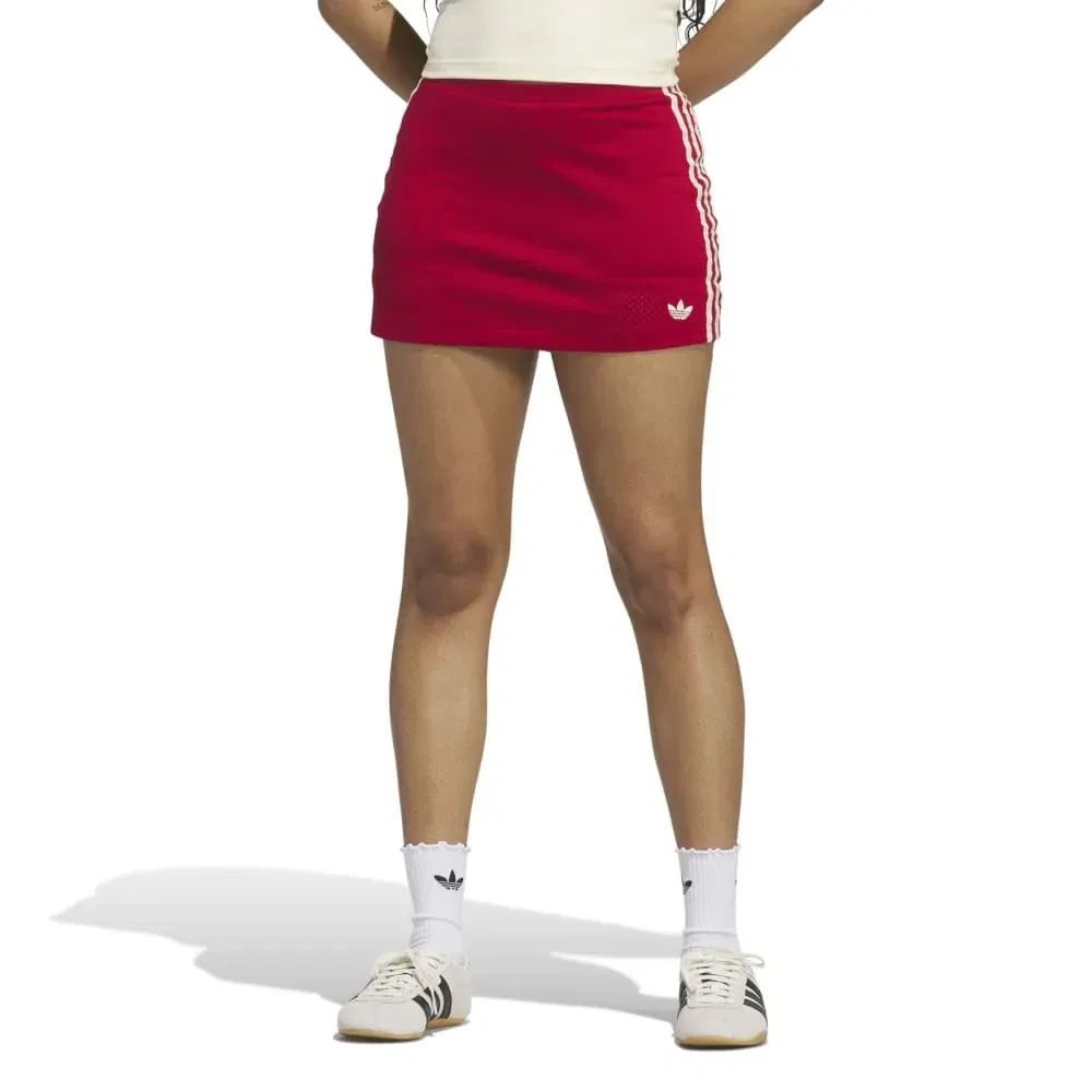 Женская юбка из сетки с шортами Texas A&M Aggies Adidas Originals, Red