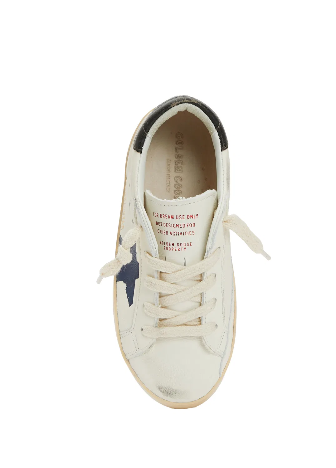 Кроссовки Golden Goose Super Star, navy-white — фото 4