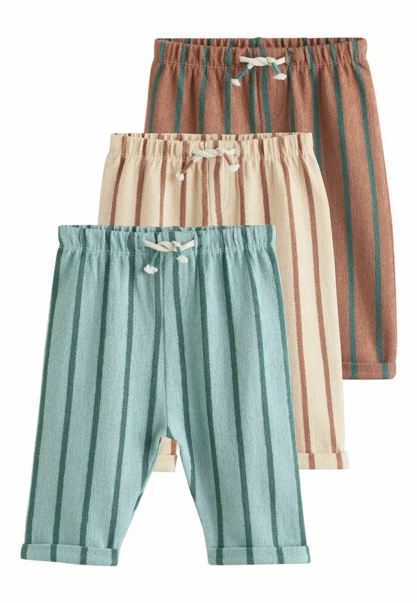 Брюки из 100% хлопка Regular fit - baby straight leg joggers 3 pack Next, minerals