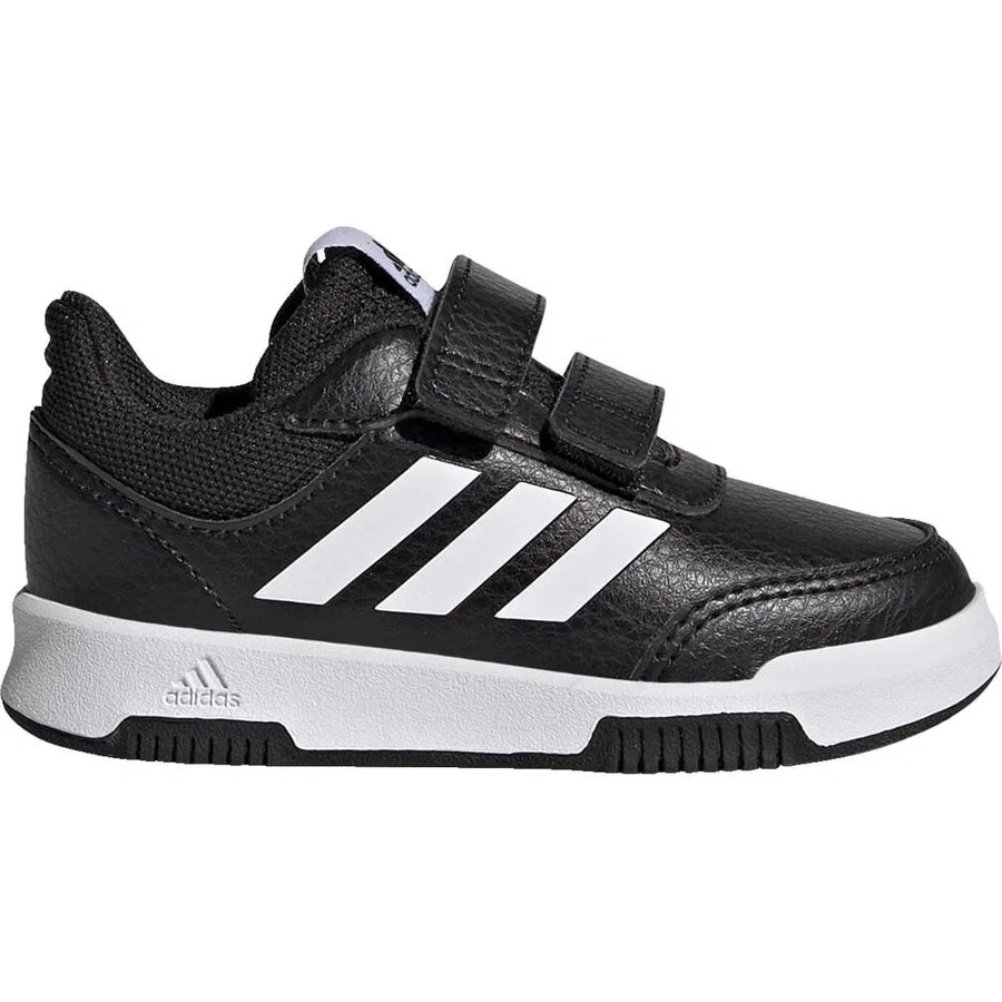 Детские спортивные туфли на липучках Tensaur Hook and Loop adidas, Черно-белый — фото 2