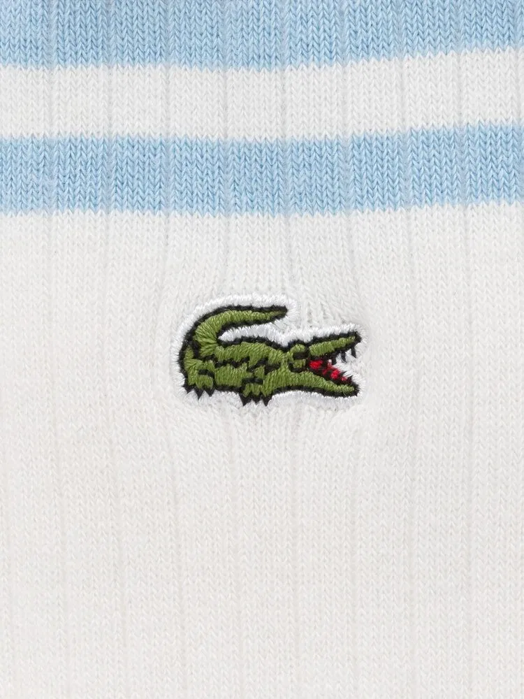 Носки мужские мидл LACOSTE, White — фото 2