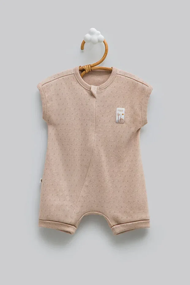 Детский комбинезон для мальчиков хлопковый Basic Caramell, Brown