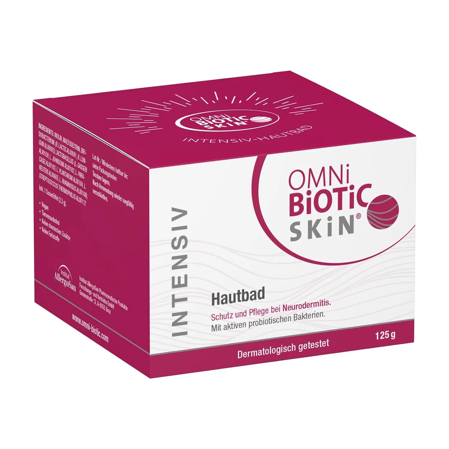 Соль для ванны OMNi BiOTiC SKiN Intensive Skin Bath с пробиотиками, 125 г