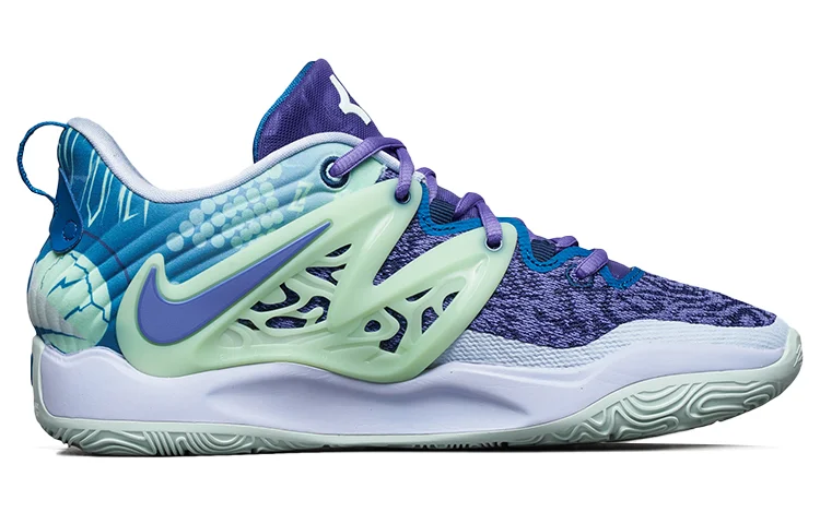 Кроссовки Nike KD 15 EP, фиолетовый/светло-зеленый — фото 2