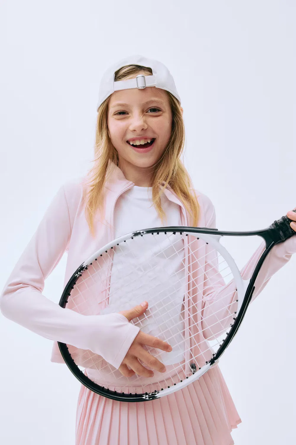 Плиссированная теннисная юбка с технологией Drymove H&M, Hellrosa — фото 2