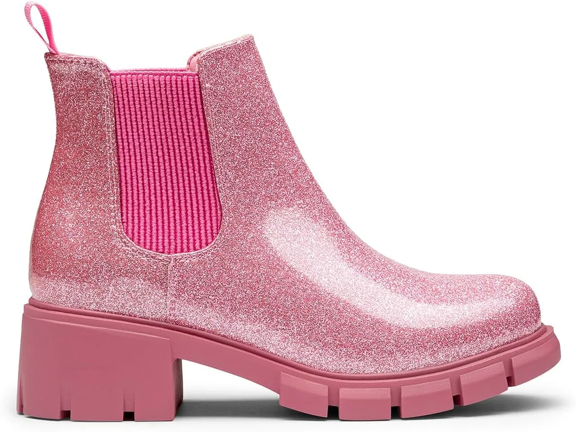 Детские ботинки для девочек на толстой подошве Athlefit, Pink — фото 4