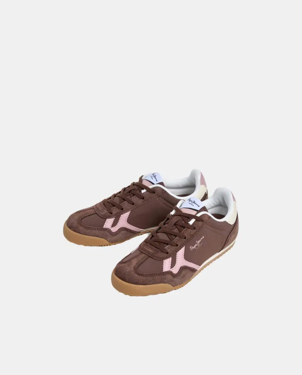 Кроссовки, Minimalista Vinnie Fun, Pepe Jeans, коричневый шоколадный — фото 3