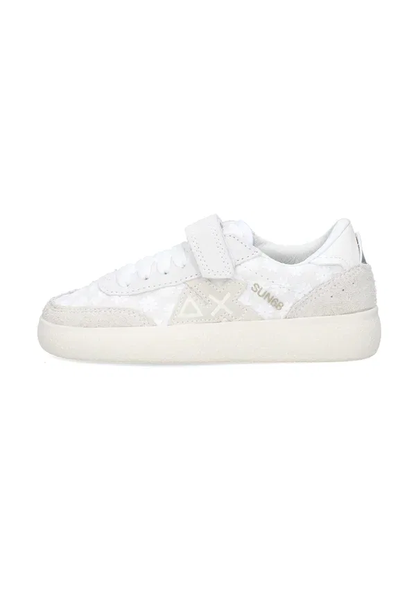 Кроссовки с кожаным верхом Z36445K Sun68, White, белый