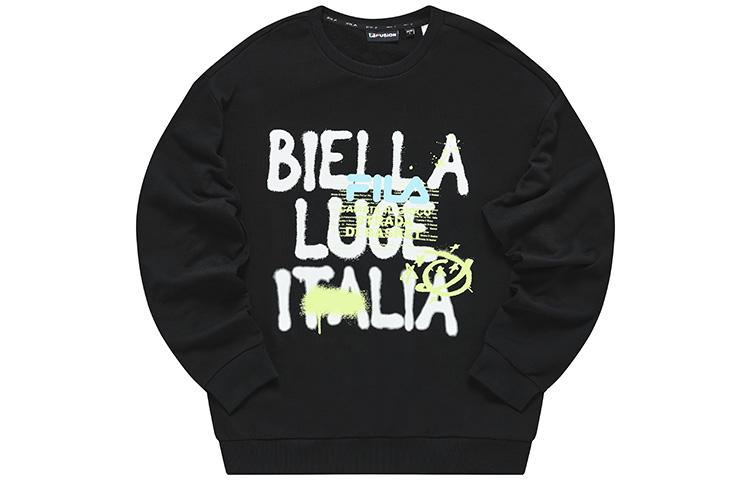

FILA FUSION Толстовка мужская, черная как смоль