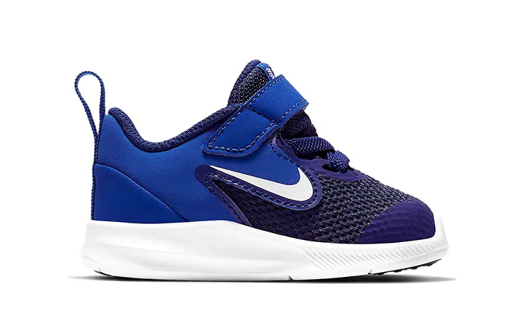 Детские кроссовки для малышей с шнуровкой Downshifter 9, Nike, Dark Blue — фото 3