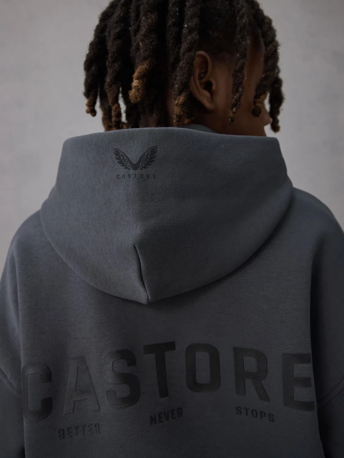 Спортивный костюм Oversized Hoodie and Joggers Set Castore, угольно-серый — фото 3