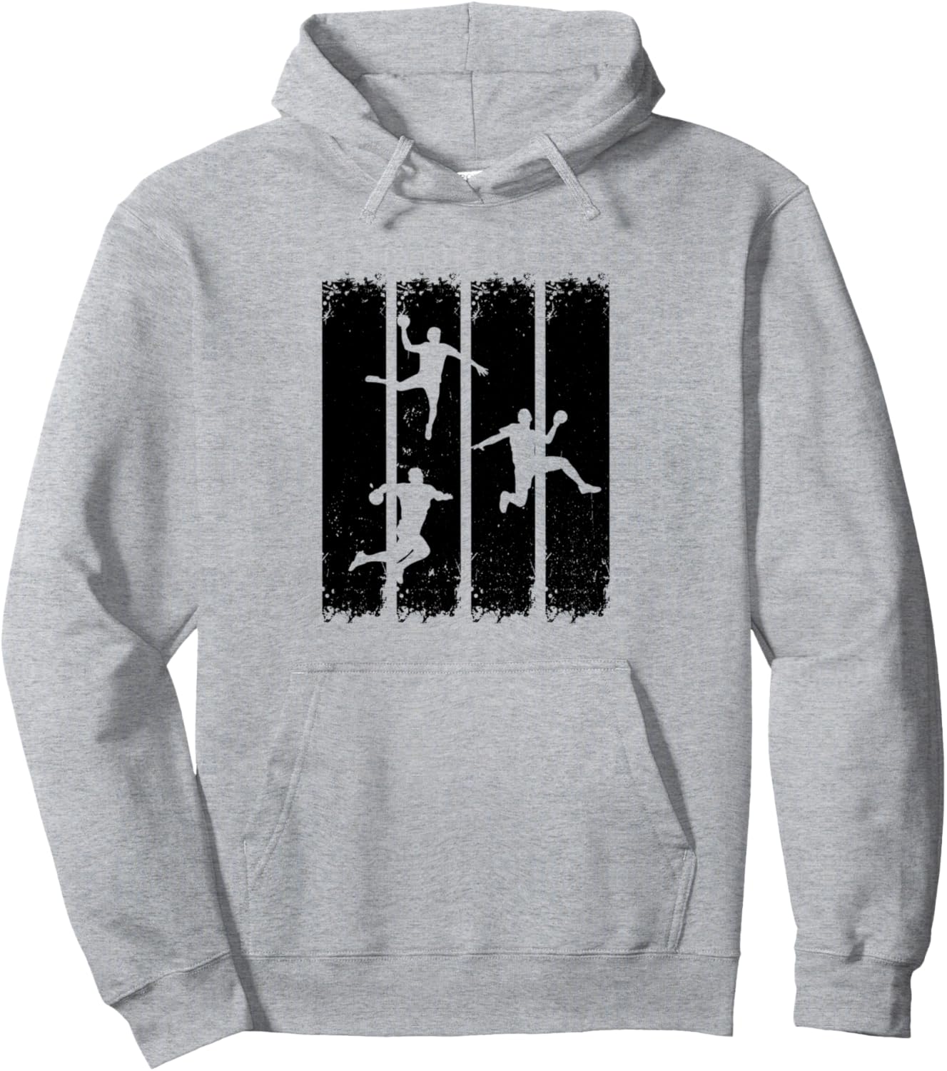 

Худи с силуэтом гандболиста Handball Player Handball Game, серый