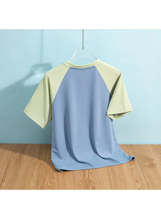 Футболка с коротким рукавом для мальчиков Jeanswest, голубой — фото 3