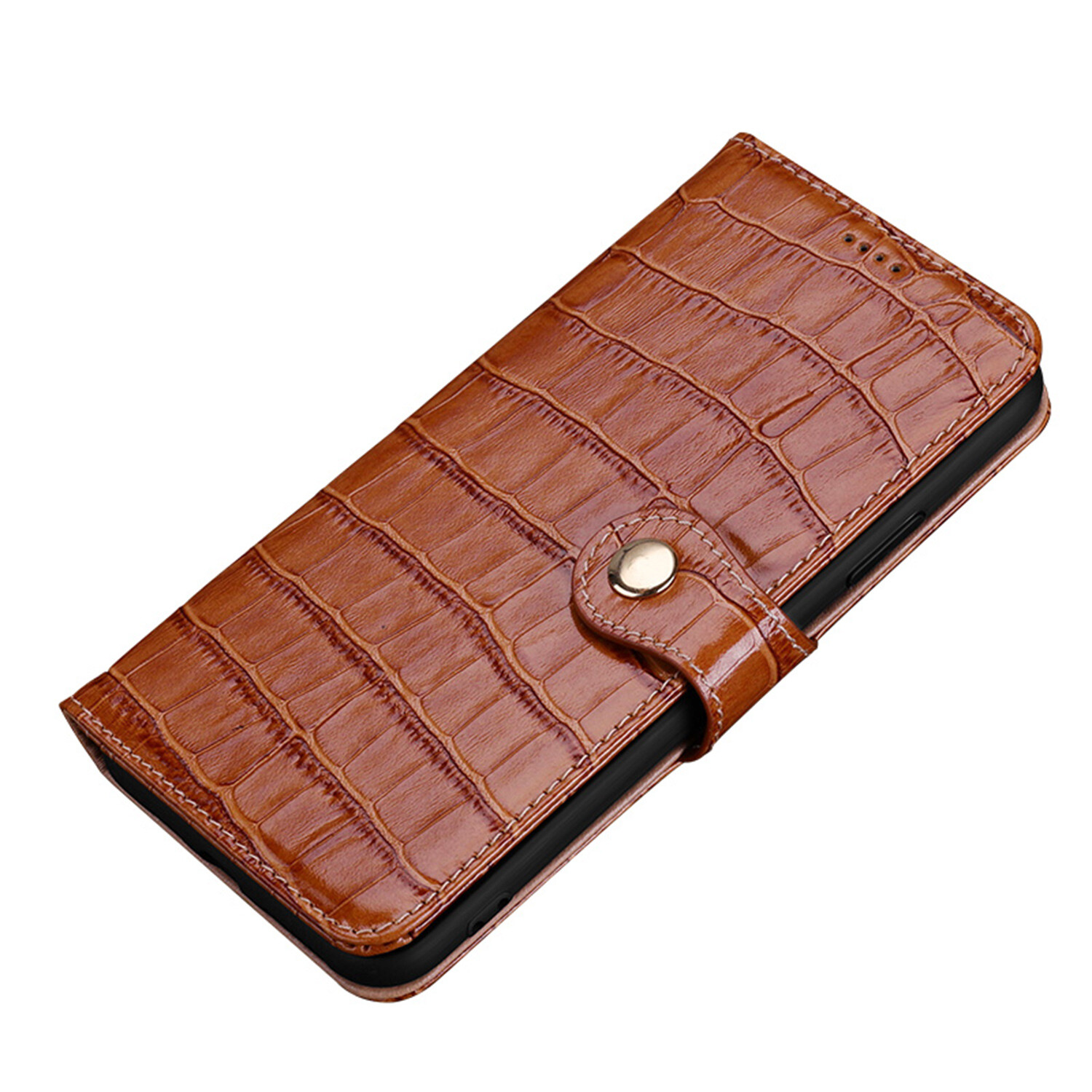 

Чехол для телефона Baohuguang Bao Huguang, Crocodile print wallet model|practical light luxury|brown
