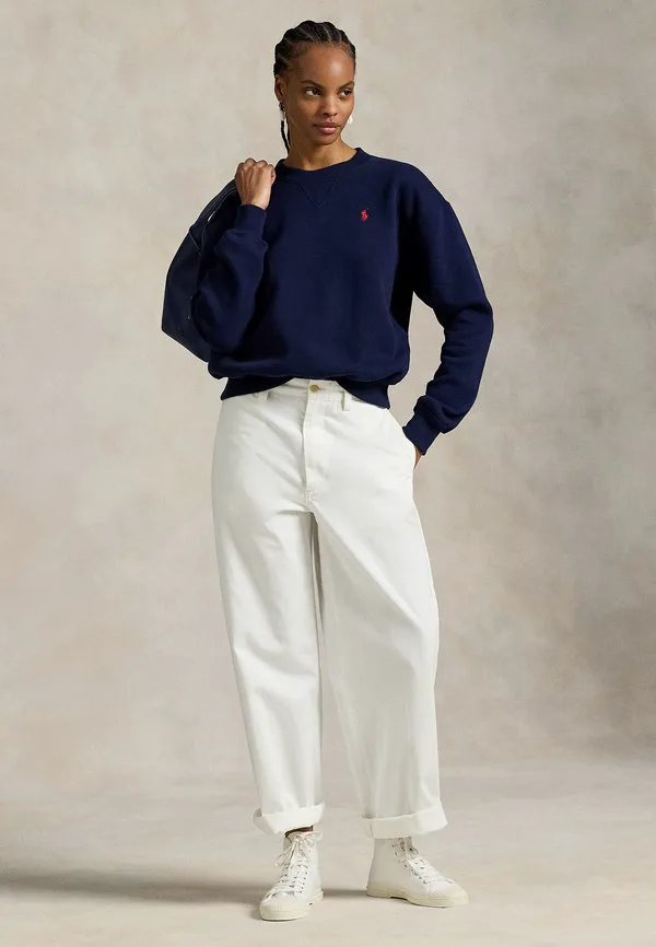 Свитшот Polo Ralph Lauren Lightweight Fleece, темно-синий — фото 3