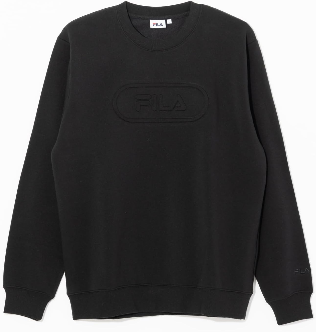 

Мужская толстовка Fila с круглым вырезом, черный