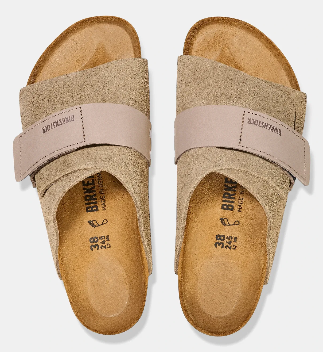 Сандалии с плоской подошвой Kyoto BIRKENSTOCK, бежевый — фото 2