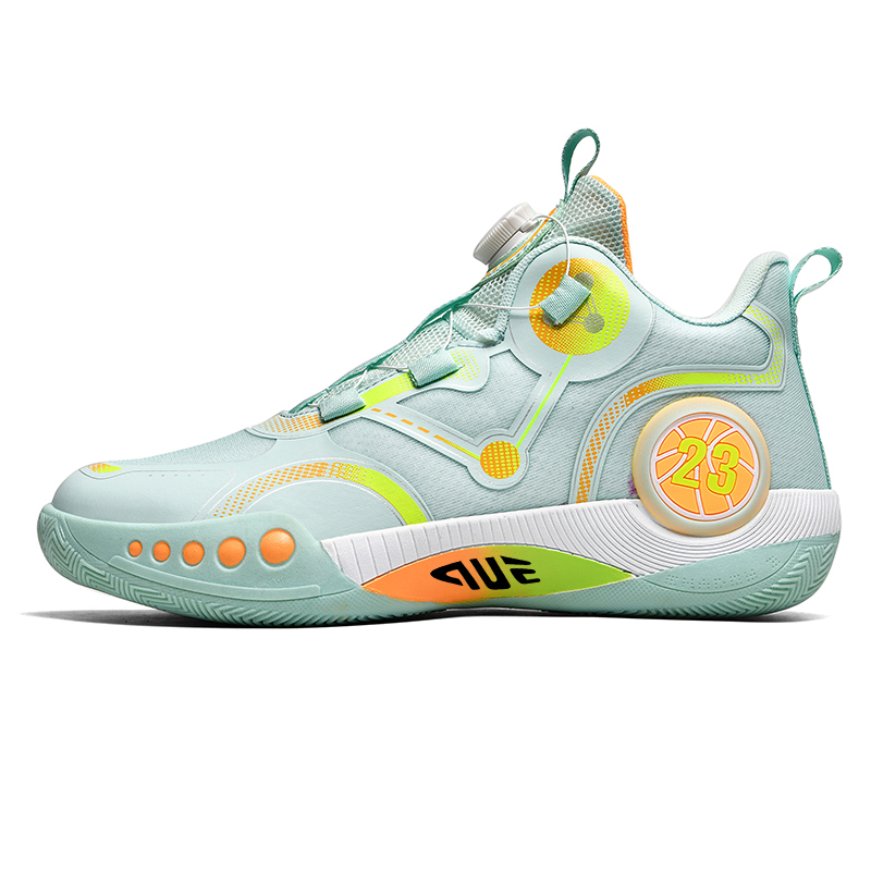 

Prince McQueen Антискользящие износостойкие баскетбольные кроссовки Mid-Top Unisex - Mesh White Green, цвет Mesh White Green