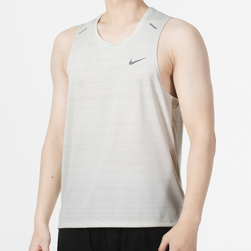 Майка мужская Off White Nike, кремовый — фото 3