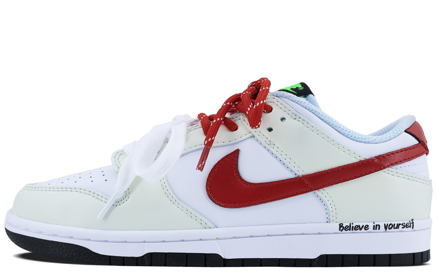 

Кроссовки Nike Dunk Skateboarding Shoes Women's Low-top Red, желтый