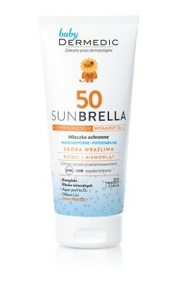 

Dermedic, Sunbrella, защитное молочко для детей и младенцев, SPF 50, 100 г