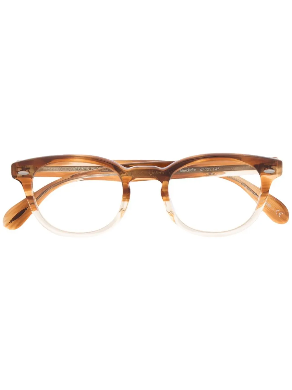 

Очки Sheldrake Oliver Peoples, коричневый