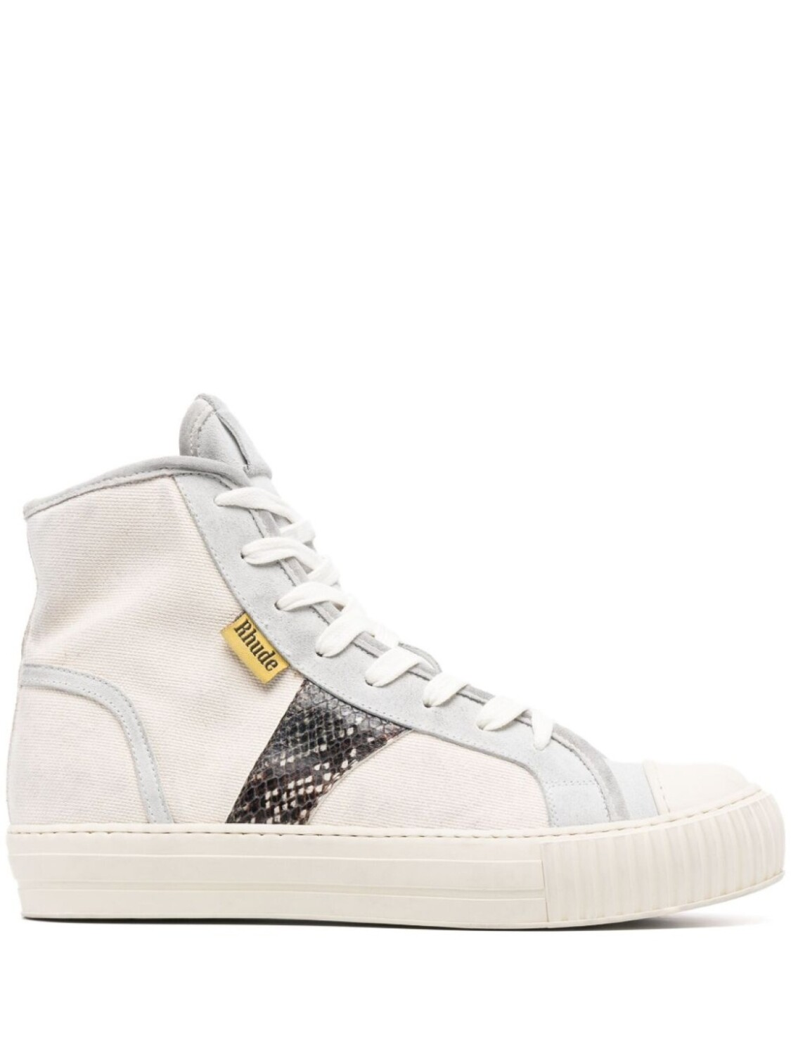 

RHUDE высокие кеды Bel Airs со вставками, нейтральный цвет