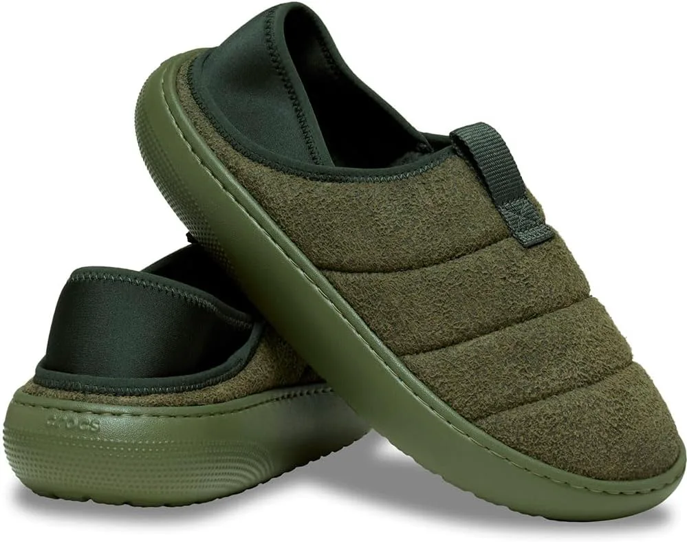 Crocs unisex-adult Classic Puff Moc, зеленый — фото 2