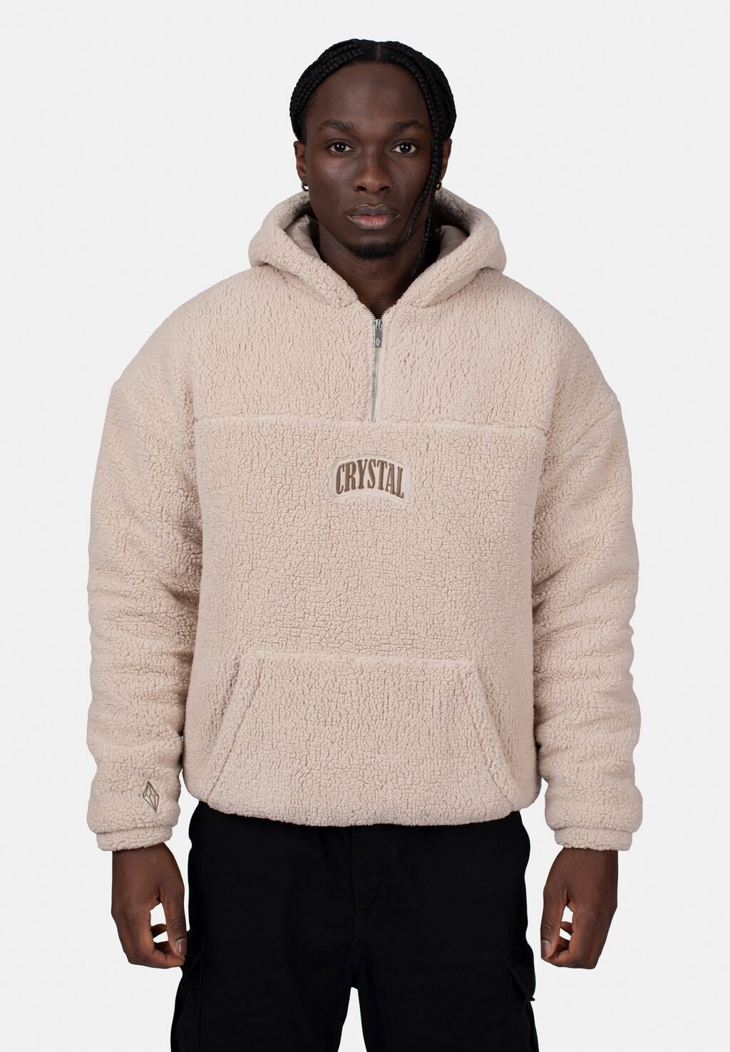 

Свитер флисовый TEDDY CRYSTAL PARIS, цвет cream