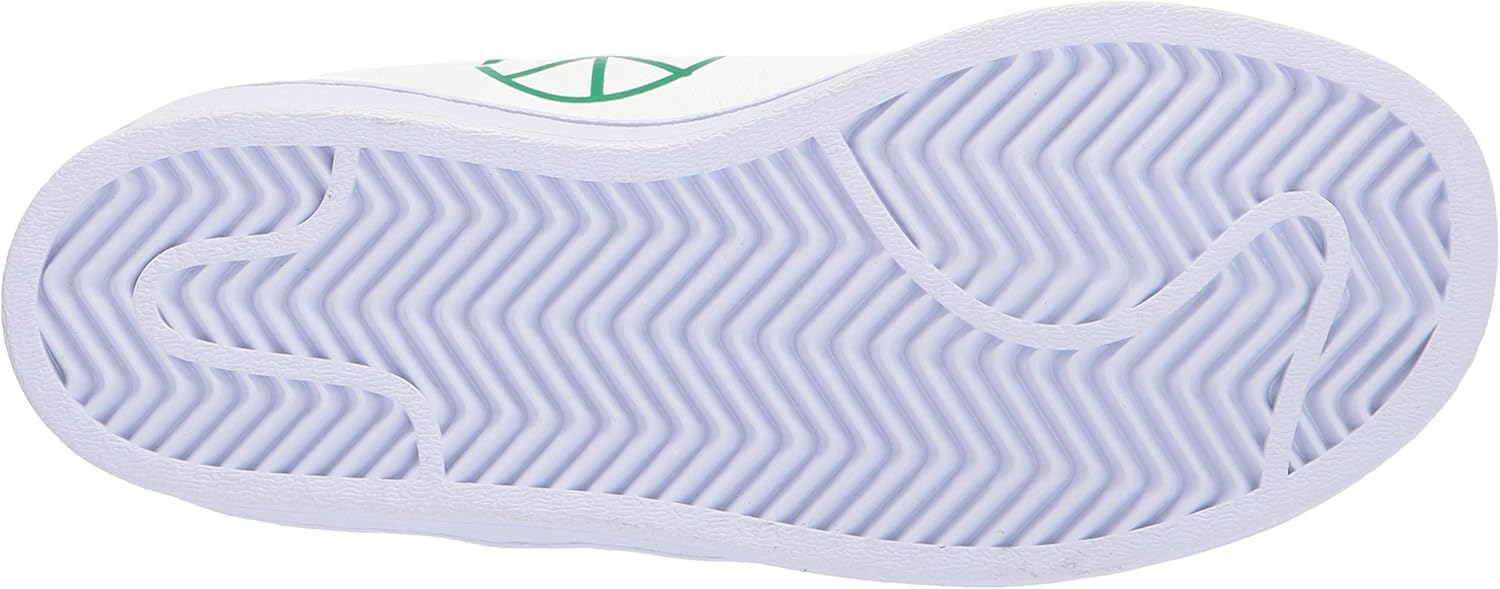 Кроссовки adidas Originals Kids' Superstar Camo J, белый/зеленый — фото 4