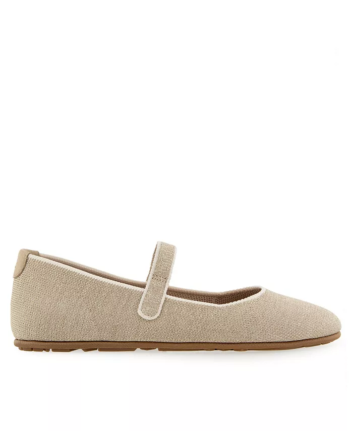 Женские балетки Perry Knit с круглым носком в стиле Mary Jane Aerosoles, золотой — фото 2