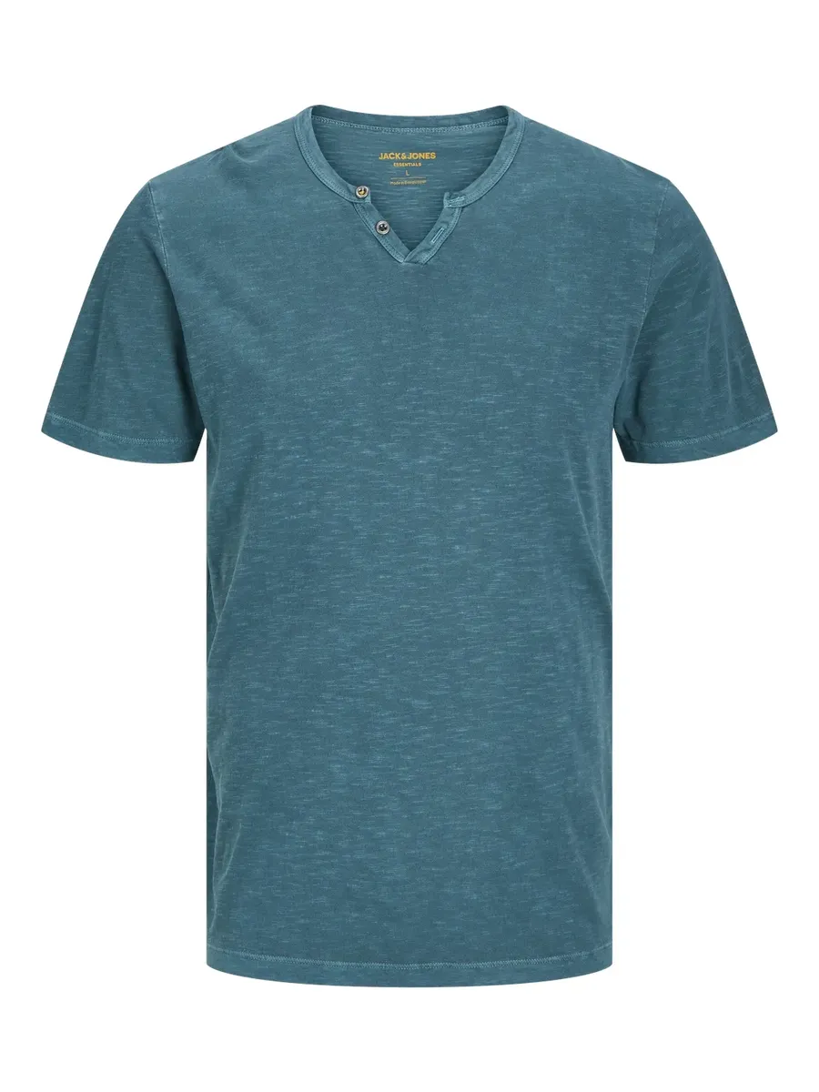 

Футболка Jack & Jones "JJESPLIT NECK TEE SS NOOS", бирюзовый