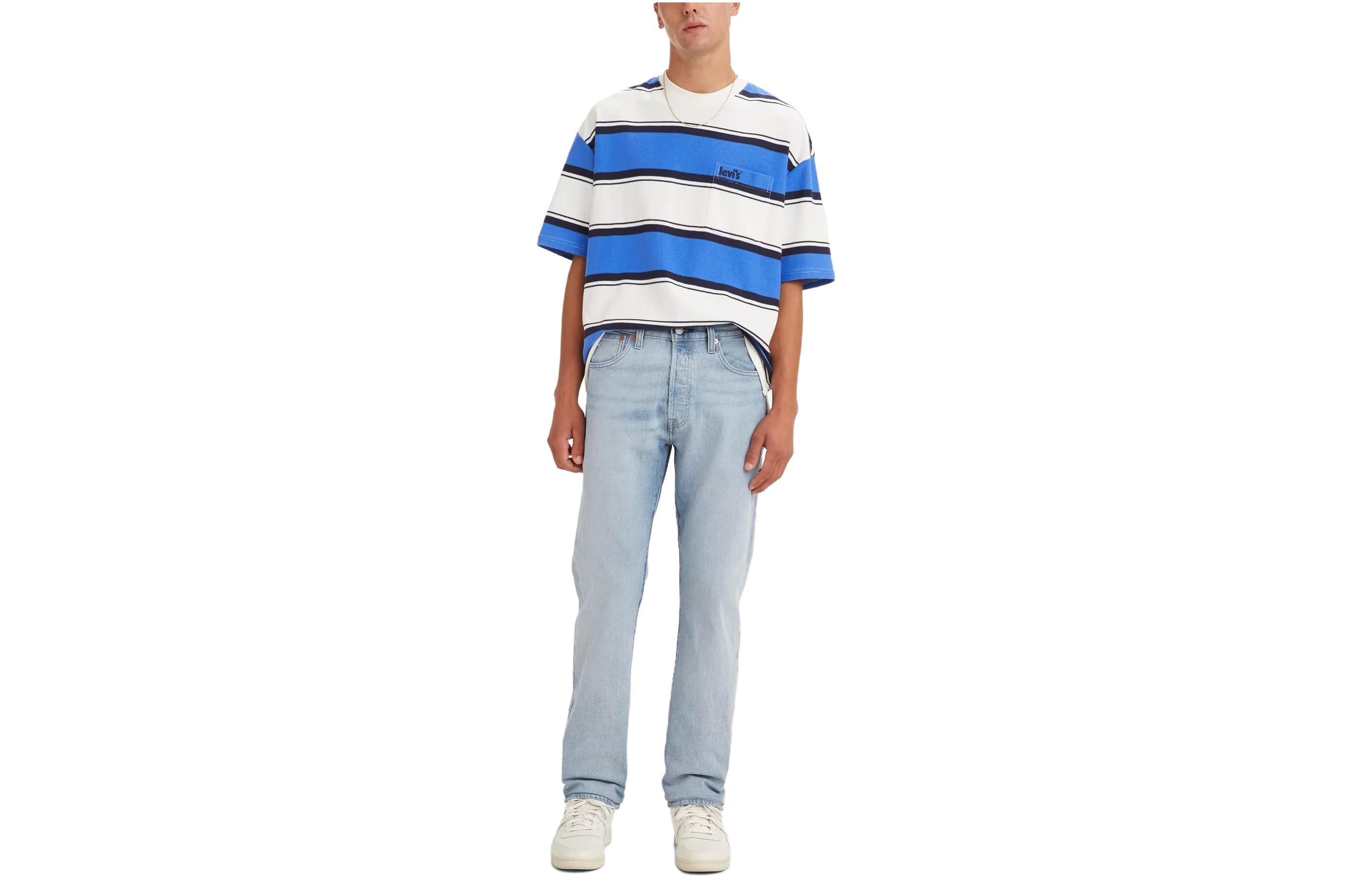 

Levis Джинсы мужские белые синие