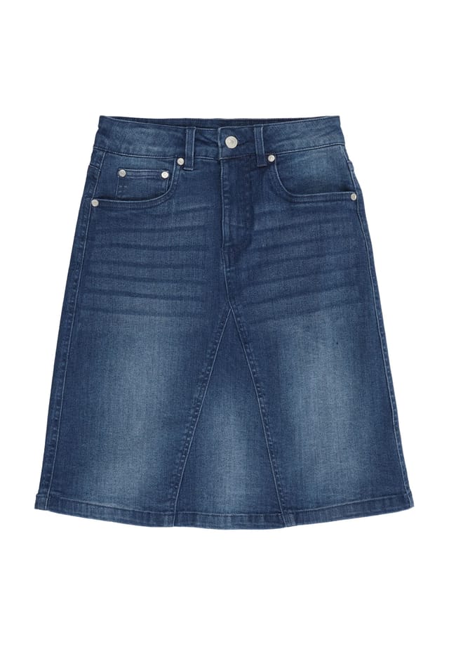 

Юбка джинсовая с пятью карманами для детей Manguun, цвет 1 medium wash deni