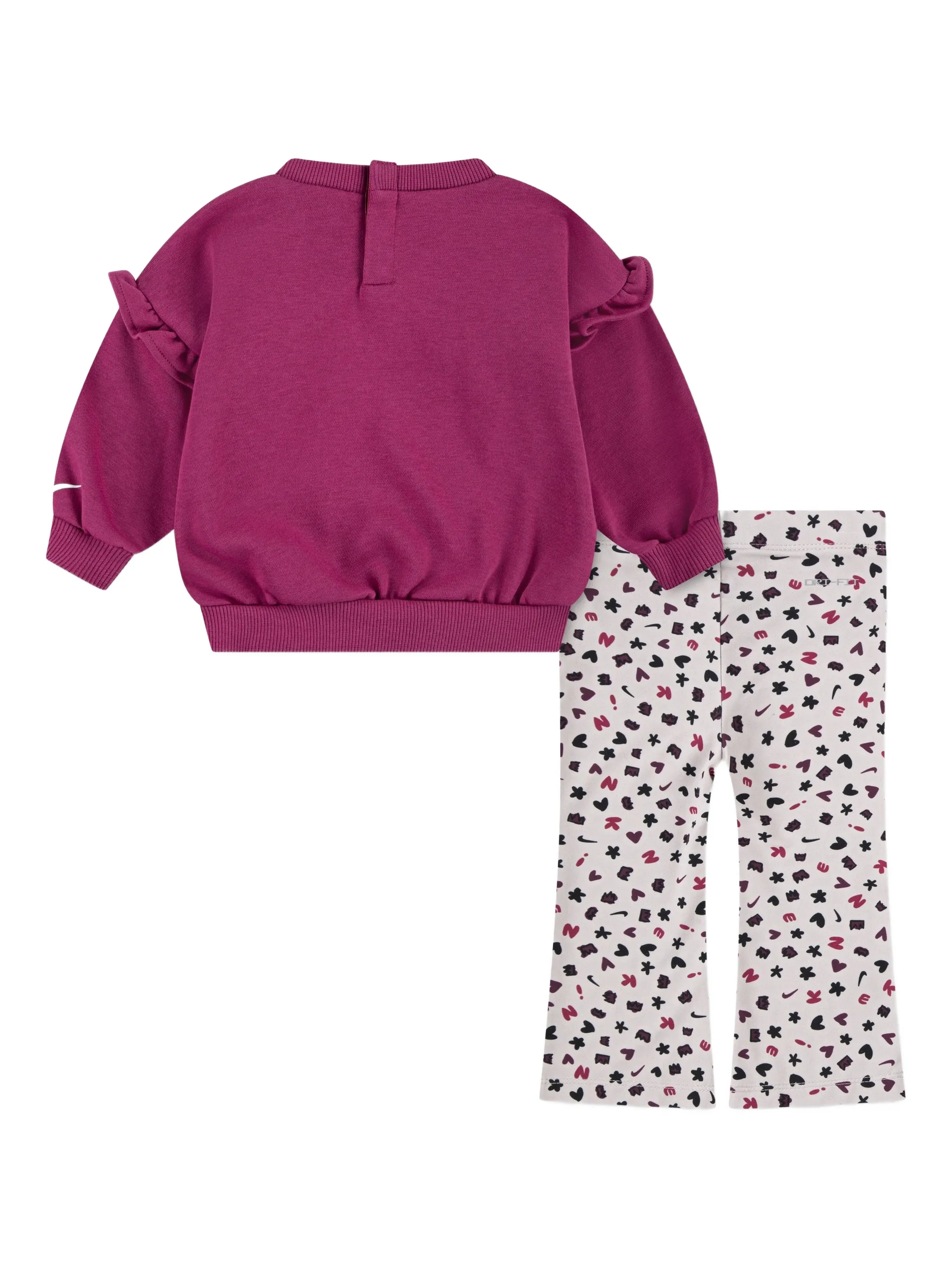 Спортивный костюм с оборками Nike Kids, фиолетовый — фото 2