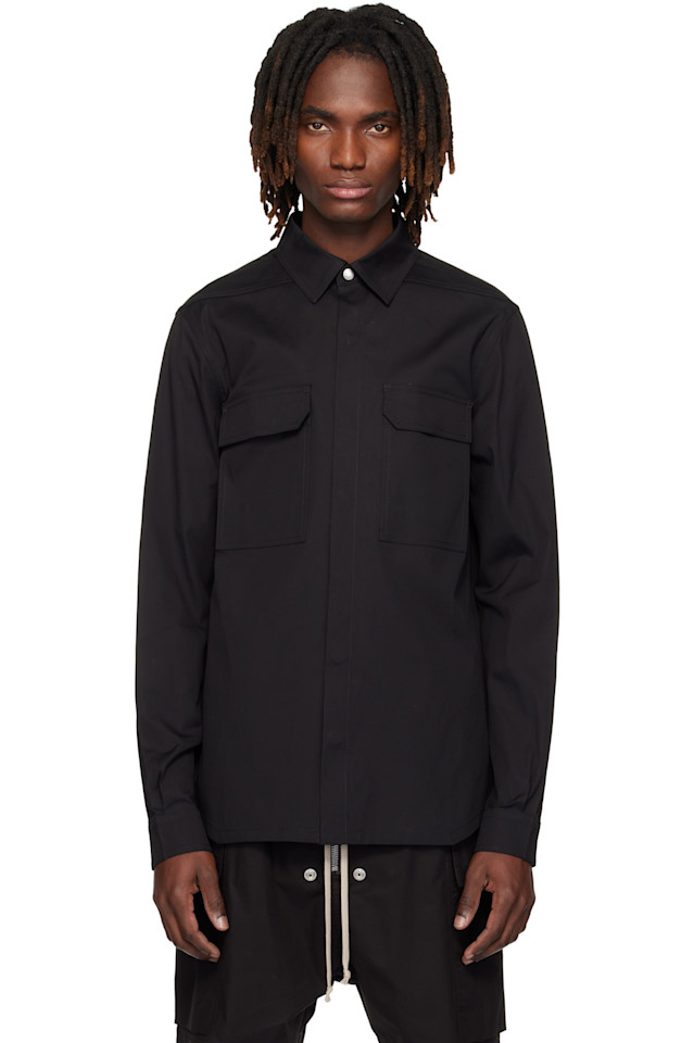 

Верхняя рубашка храма Rick Owens, черный