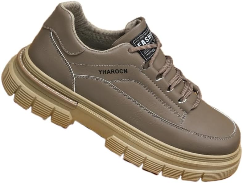 

Мужские кроссовки с толстой подошвой, для повседневной носки и спорта. Дышащие и удобные. Противоскользящие и прочные. Подходят для альпинизма, пеших прогулок и активного отдыха на свежем воздухе Fmshi, хаки