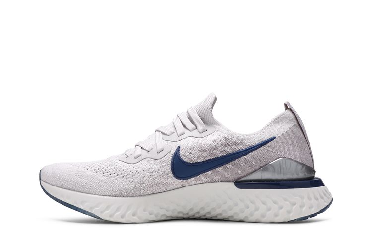 Кроссовки Epic React Flyknit 2 'Vast Grey Coastal Blue', серый — фото 3