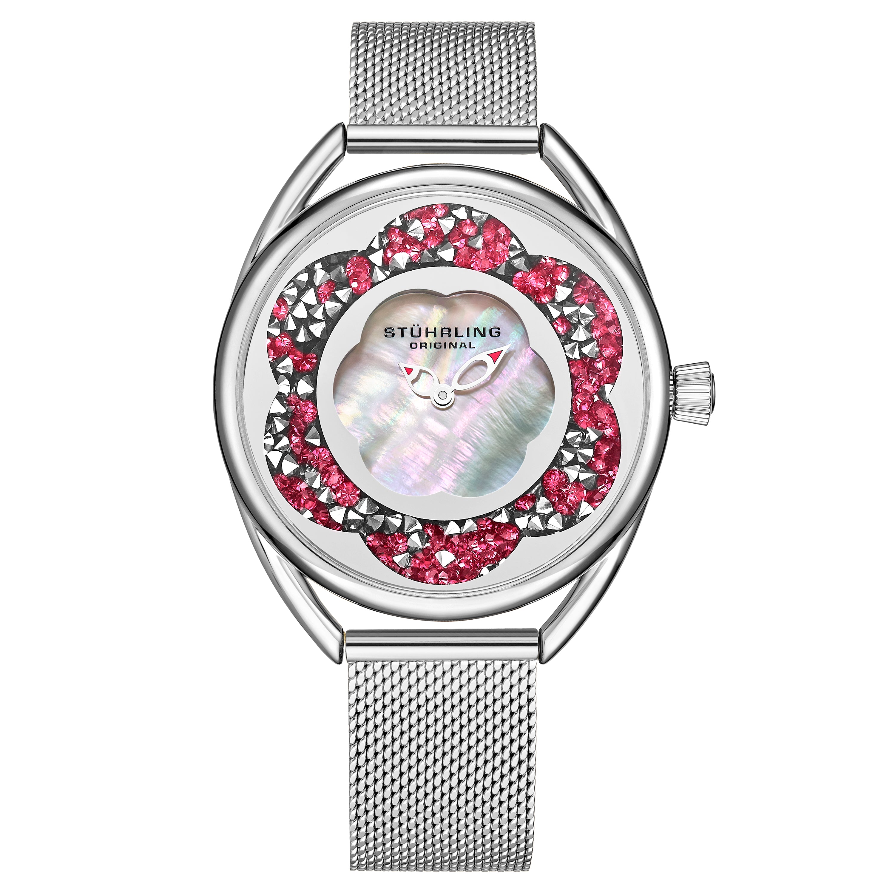 

Часы женские Stuhrling Original, серебряный/красный