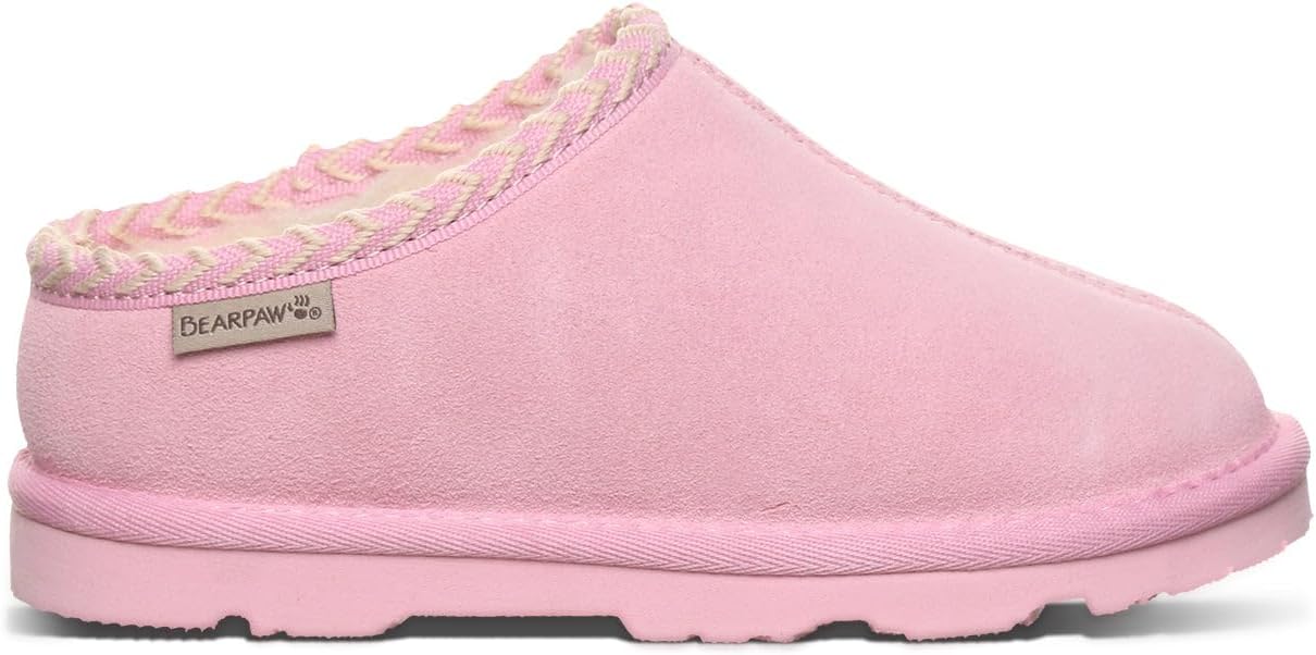 

Тапочки BEARPAW girls Tabitha Youth Purple Sage, розовый