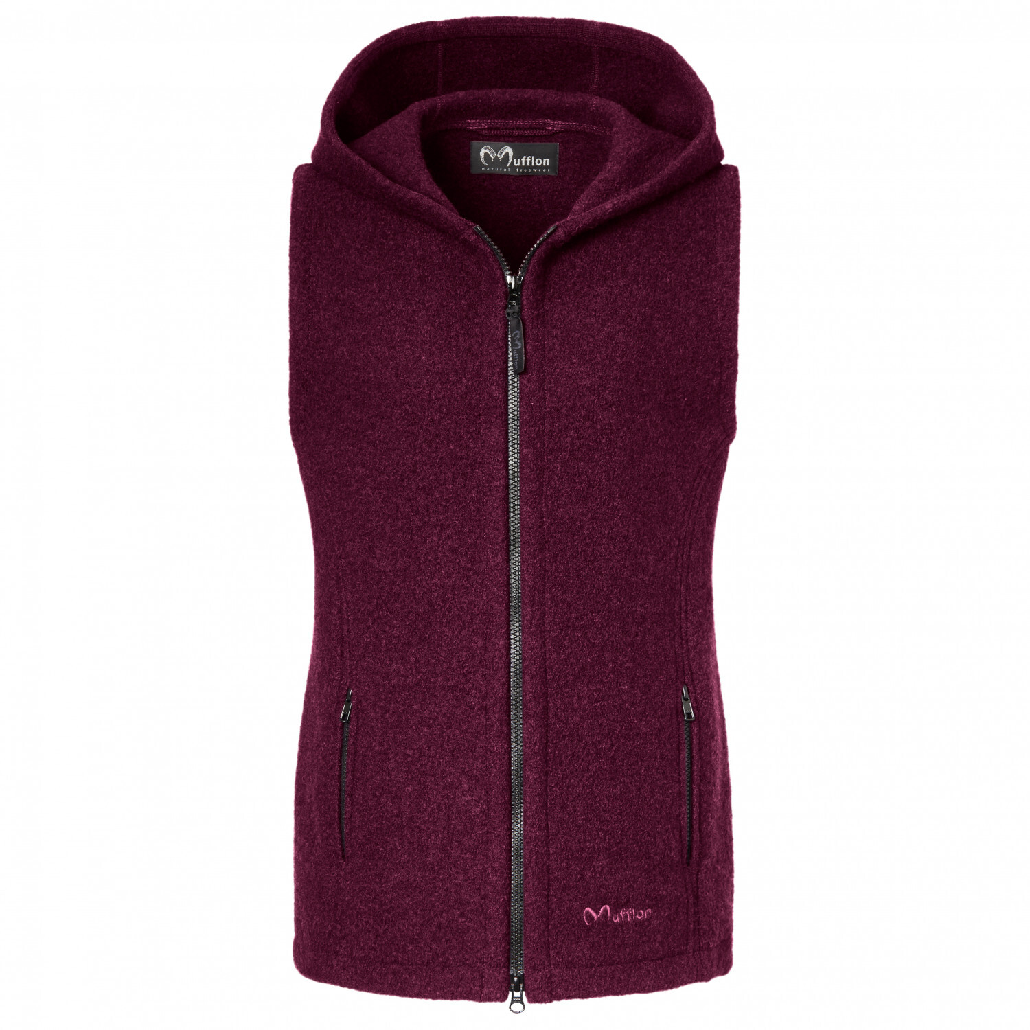 

Жилет из мериноса Mufflon Women's Momo, цвет Berry