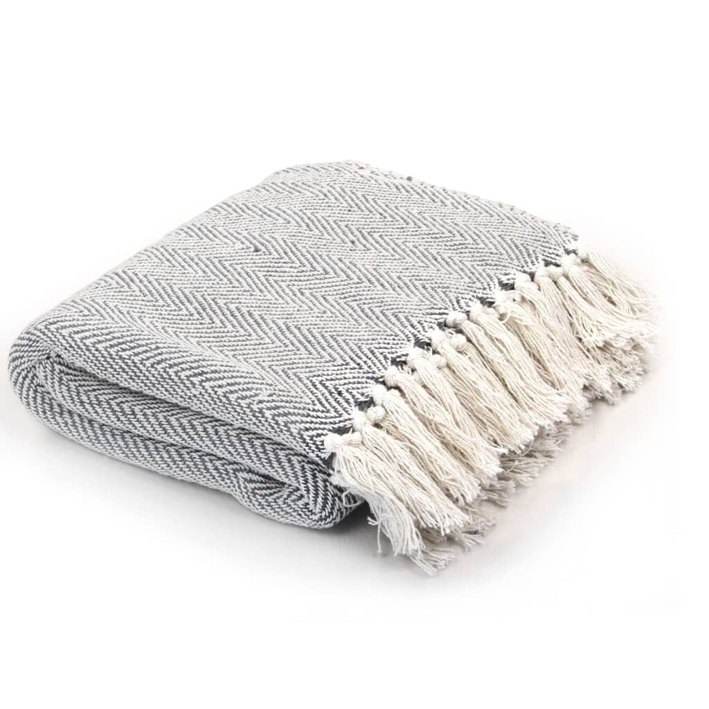 

Плед хлопковый 125х150 см бордово-красный DKD HOME DECOR, бежевый