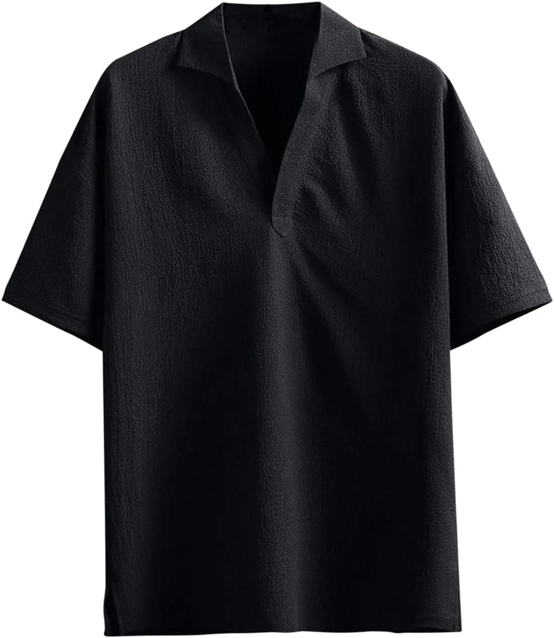 

Футболка мужская Muscularfit с V-образным вырезом, короткий рукав, хлопок-лен