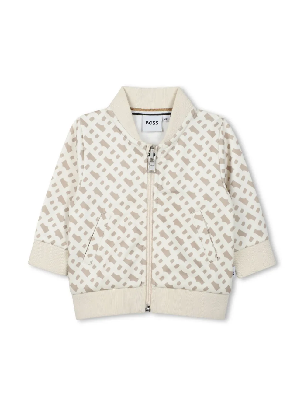 Спортивный костюм с монограммой BOSS Kidswear, нейтральный — фото 3