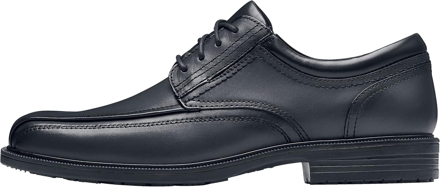 Мужские противоскользящие оксфорды Shoes for Crews - элегантная, удобная, нескользящая рабочая обувь для мужчин в сфере гостеприимства, офисного и делового стиля, здравоохранения - Senator, черный — фото 2