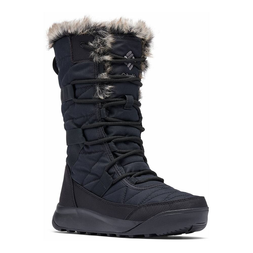 Женские зимние ботинки Columbia Minx IV стеганые высокие, черный