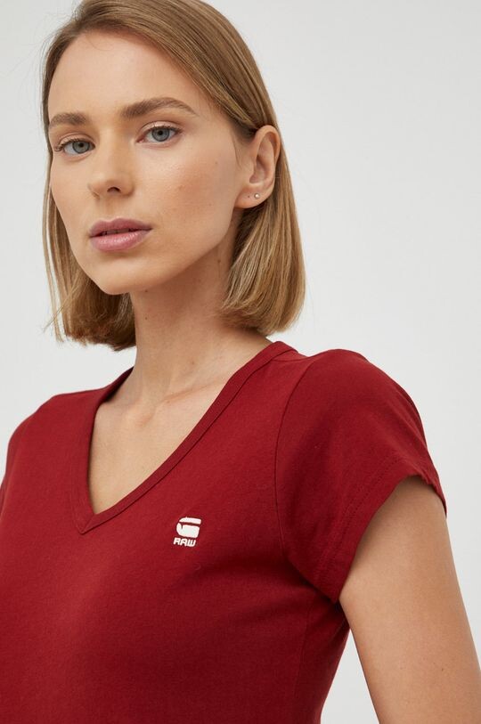 

Футболка G-Star из необработанного хлопка G-Star Raw, бордовый, Красный, Футболка G-Star из необработанного хлопка G-Star Raw, бордовый