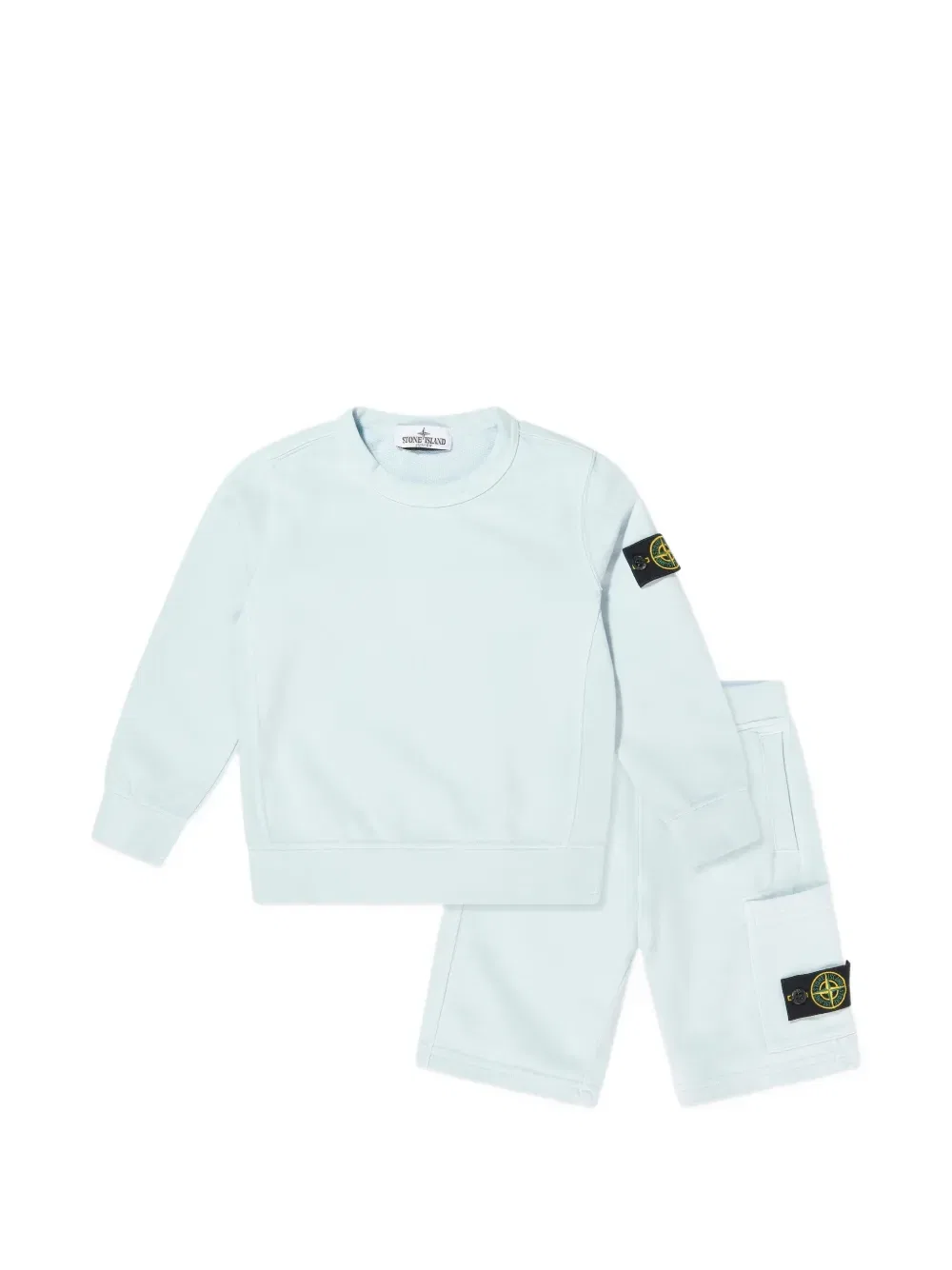 Комплект шорт с накладными карманами Stone Island Junior, синий